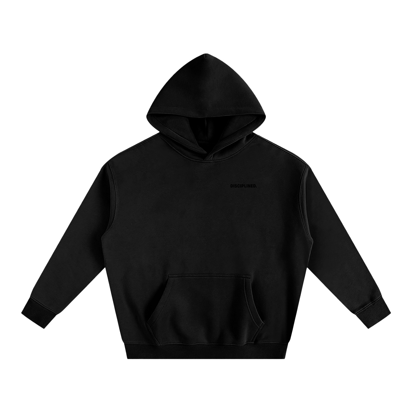 DISCIPLINED. Oversized hoodie 12oz — alt view