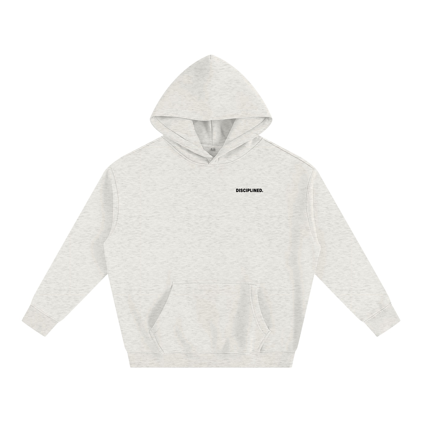 DISCIPLINED. Oversized hoodie 12oz